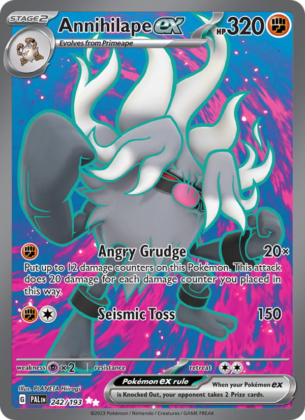 Annihilape ex (242/193) Holographic card image