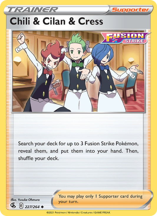Chili & Cilan & Cress (227/264) Reverse Holo card image