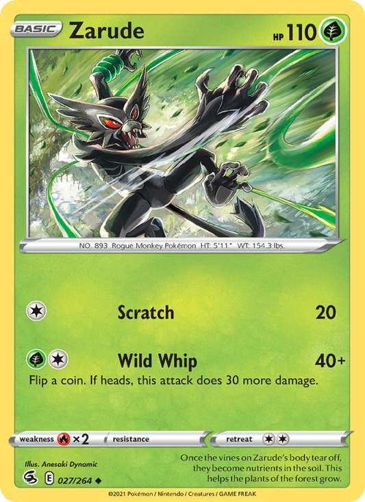 Zarude (027/264) Reverse Holo card image