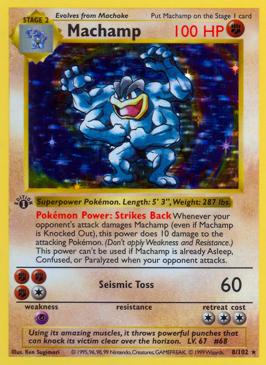 Machamp (008/102) Reverse Holo card image