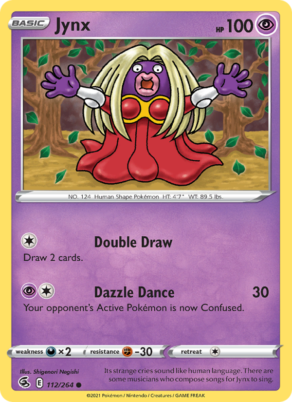 Jynx (112/264) Reverse Holo card image