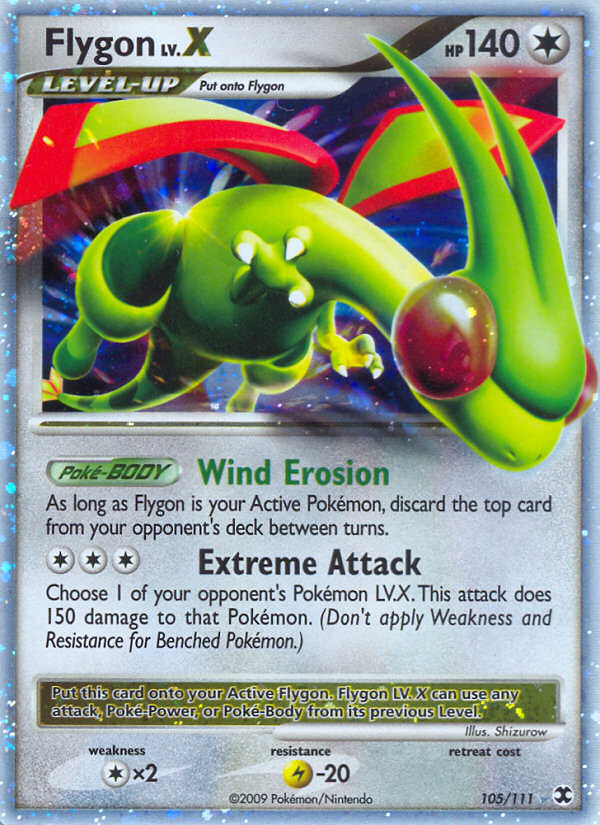 Flygon (105/111) Reverse Holo card image
