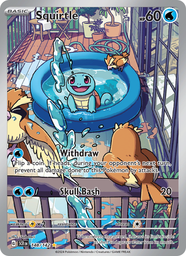 Squirtle (148/142) Holographic card image