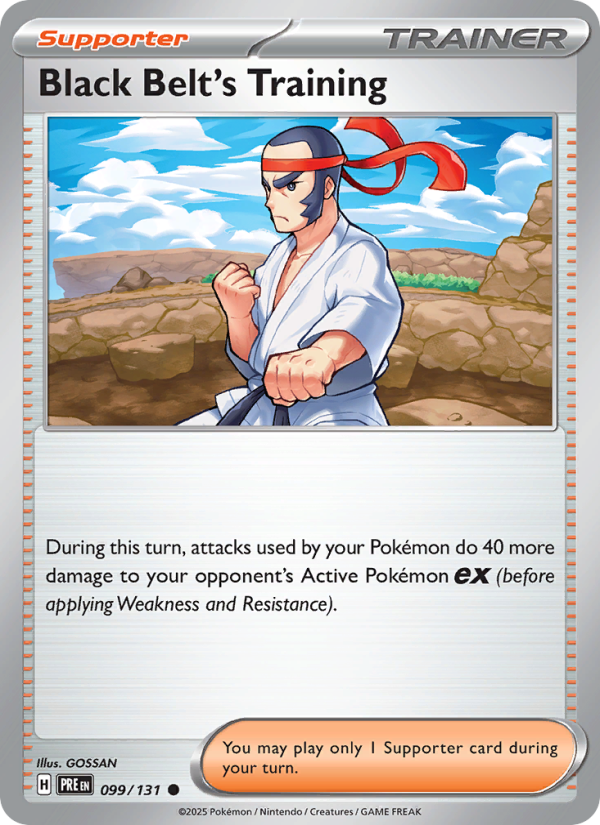 Black Belt's Training (099/131) Reverse Holo card image