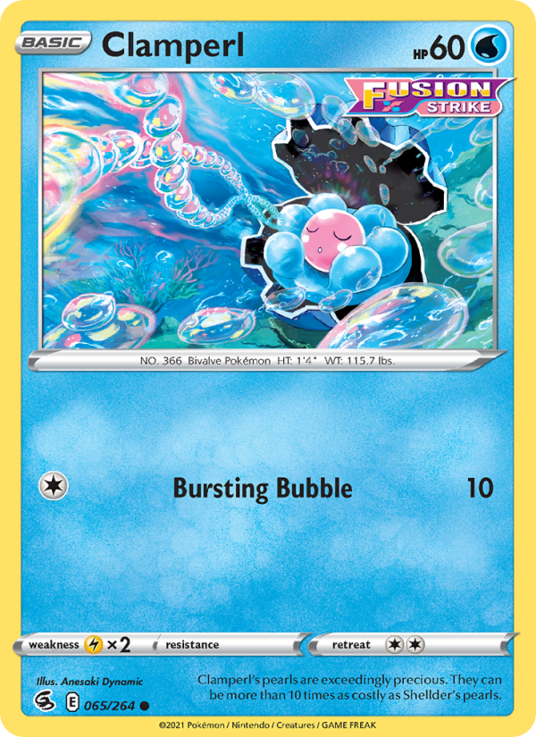 Clamperl (065/264) Reverse Holo card image