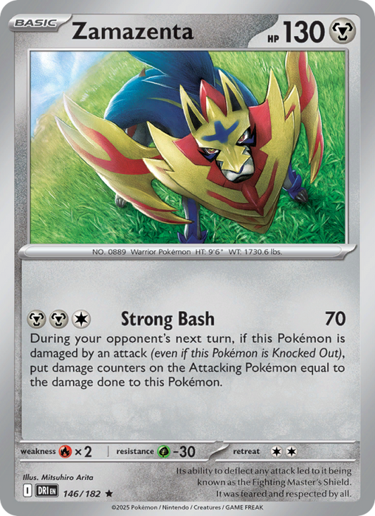 Zamazenta (146/182) Reverse Holo card image