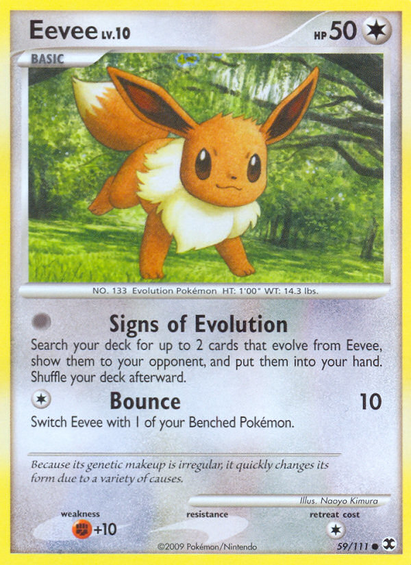 Eevee (059/111) Reverse Holo card image