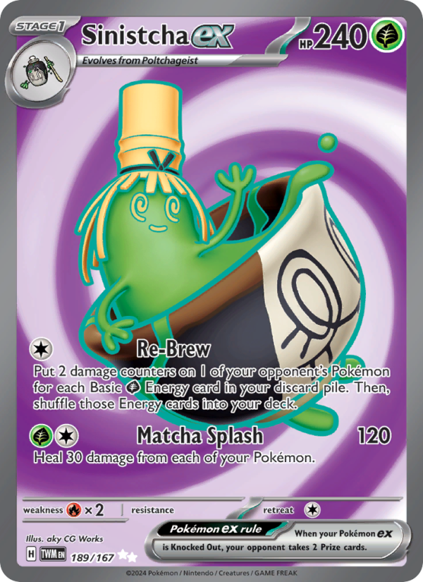 Sinistcha ex (189/167) Holographic card image