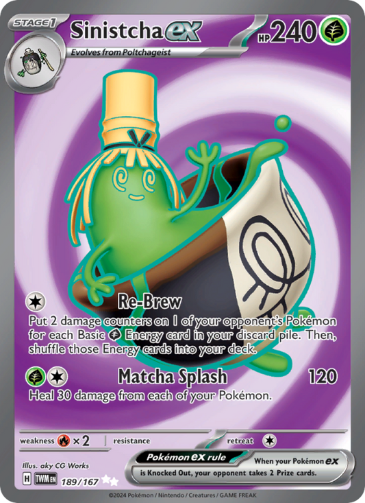 Sinistcha ex (189/167) Holographic card image