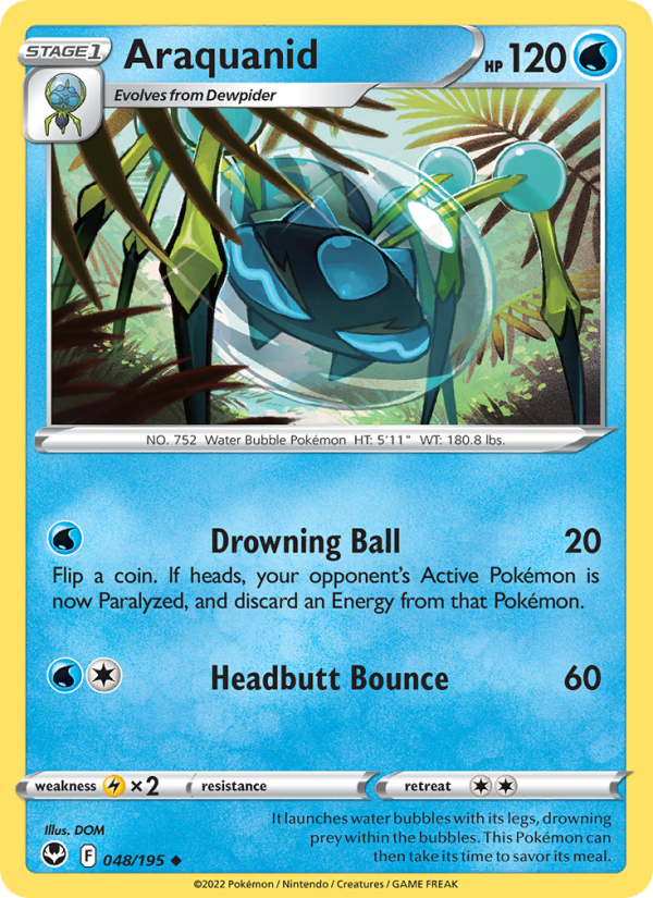 Araquanid (048/195) Reverse Holo card image