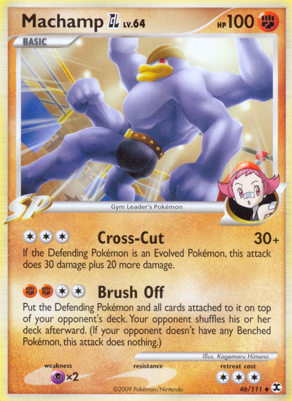 Machamp GL (046/111) Reverse Holo card image