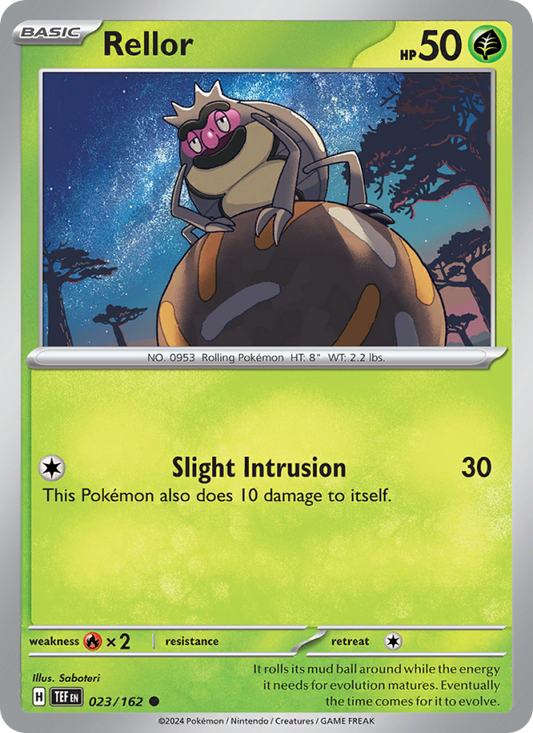 Rellor (023/162) Reverse Holo card image