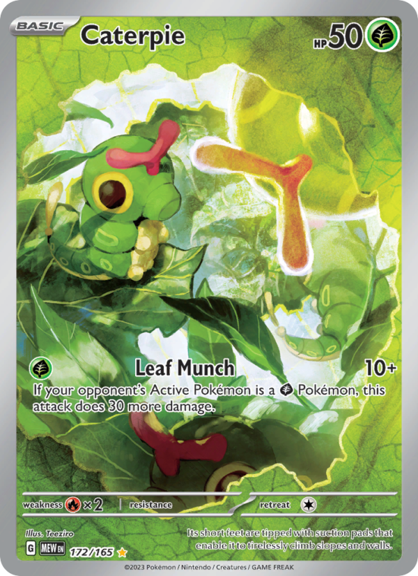 Caterpie (172/165) Holographic card image