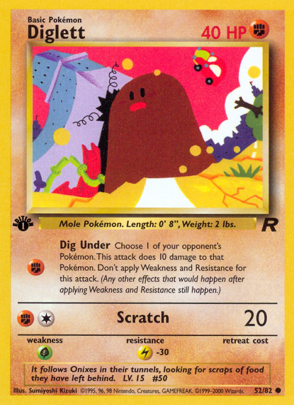 Diglett (052/82) Reverse Holo card image