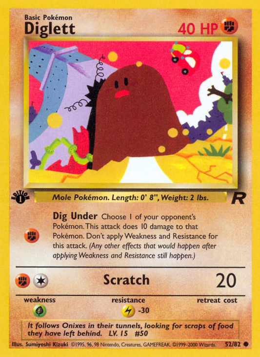 Diglett (052/82) Reverse Holo card image