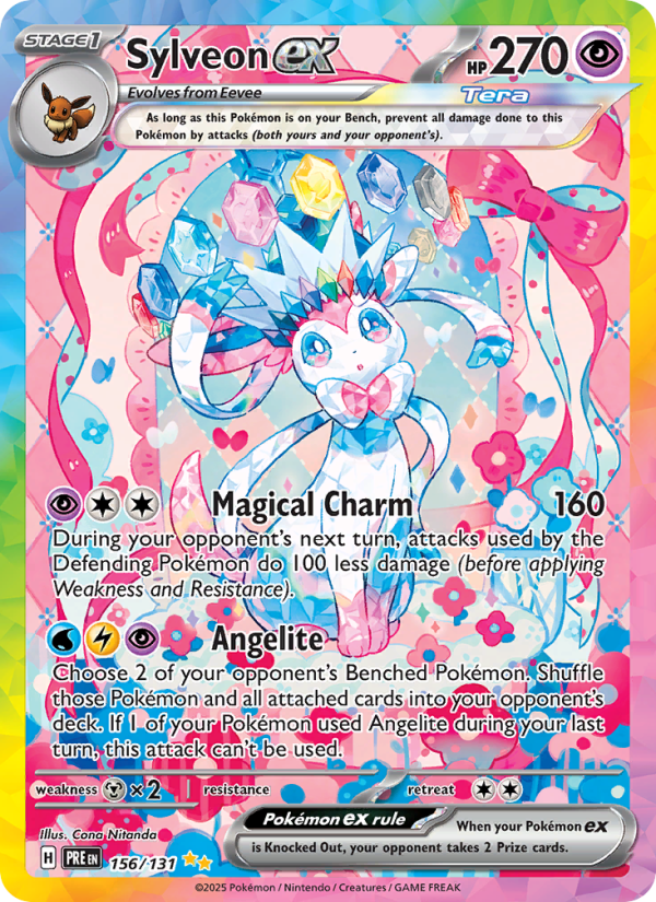 Sylveon ex (156/131) Reverse Holo card image