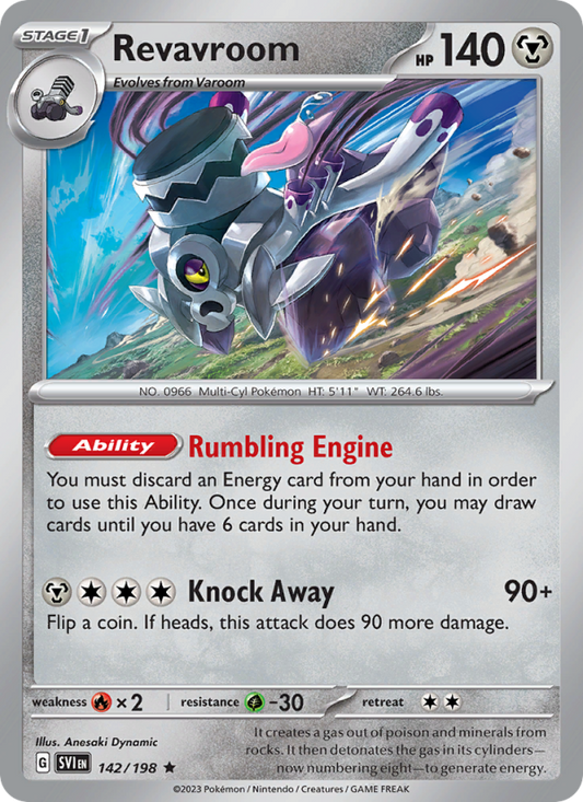 Revavroom (142/198) Holographic card image
