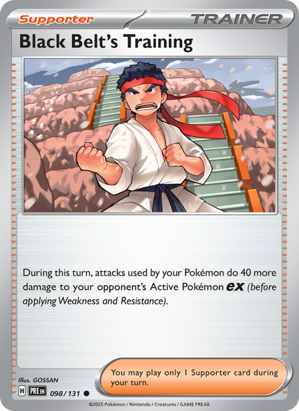 Black Belt's Training (098/131) Reverse Holo card image