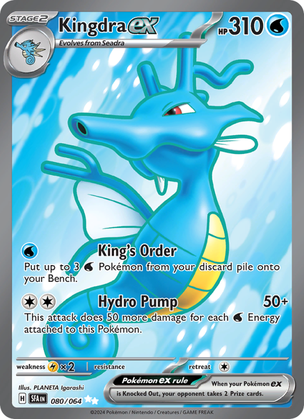 Kingdra ex (080/64) Holographic card image