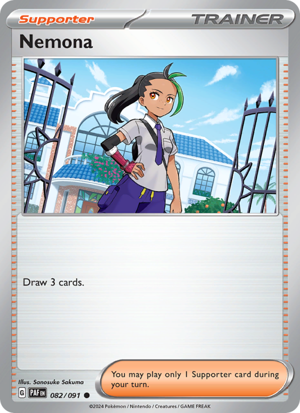 Nemona (082/91) Reverse Holo card image