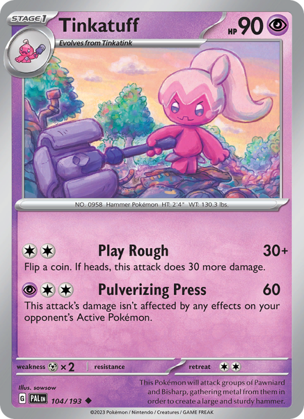 Tinkatuff (104/193) Reverse Holo card image