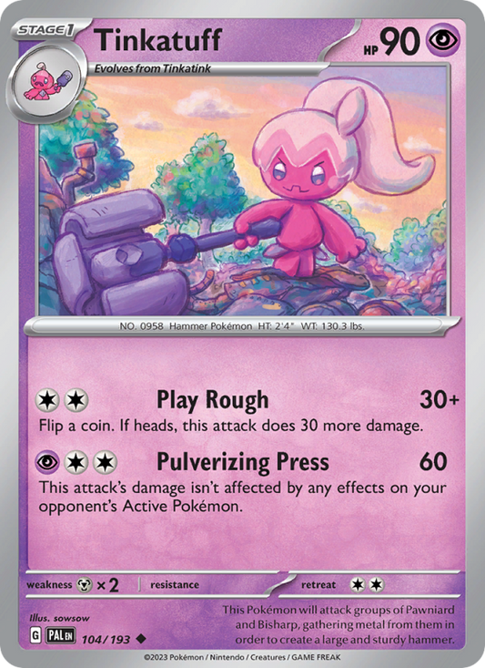 Tinkatuff (104/193) Reverse Holo card image