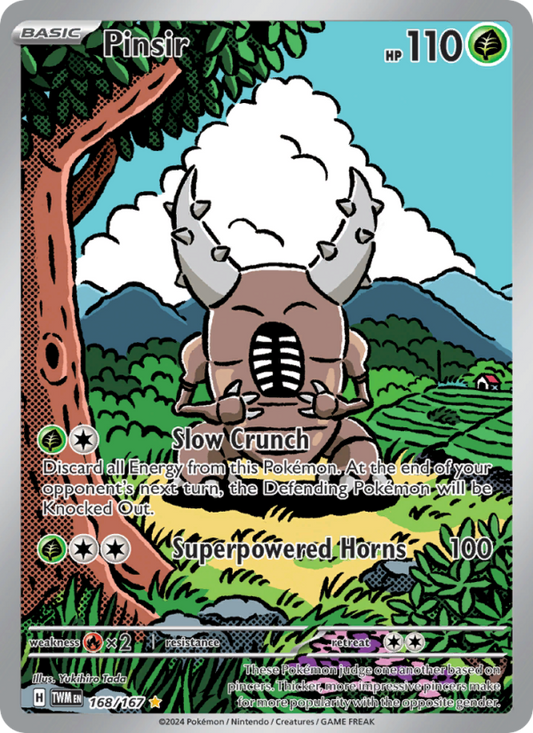 Pinsir (168/167) Holographic card image