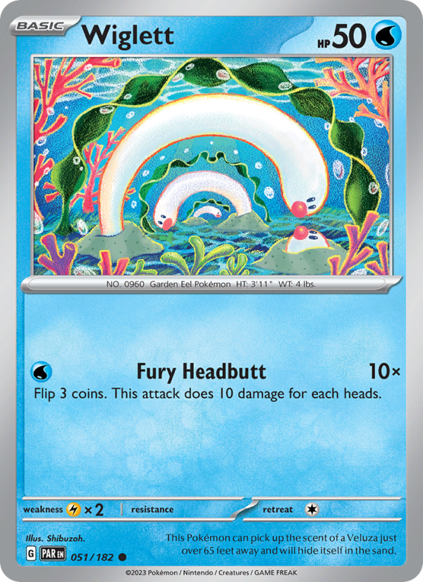 Wiglett (051/182) Reverse Holo card image