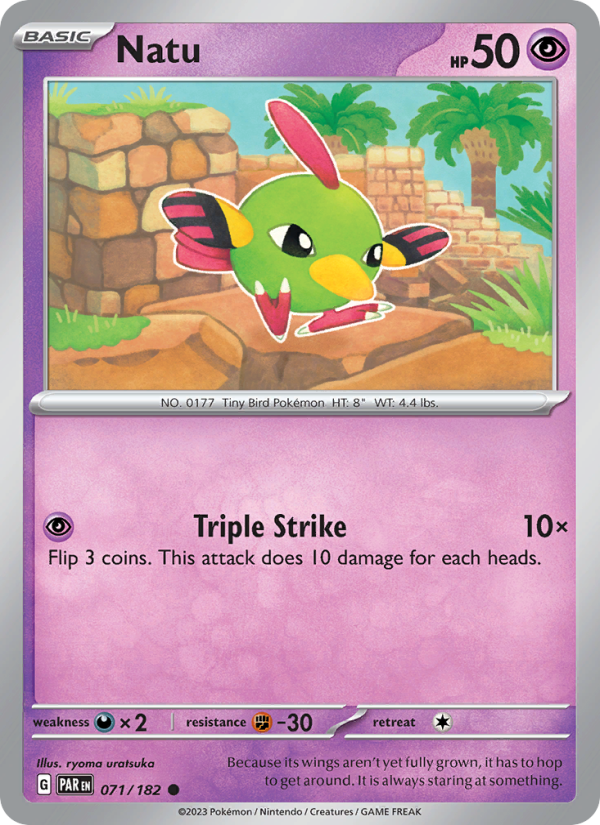 Natu (071/182) Reverse Holo card image