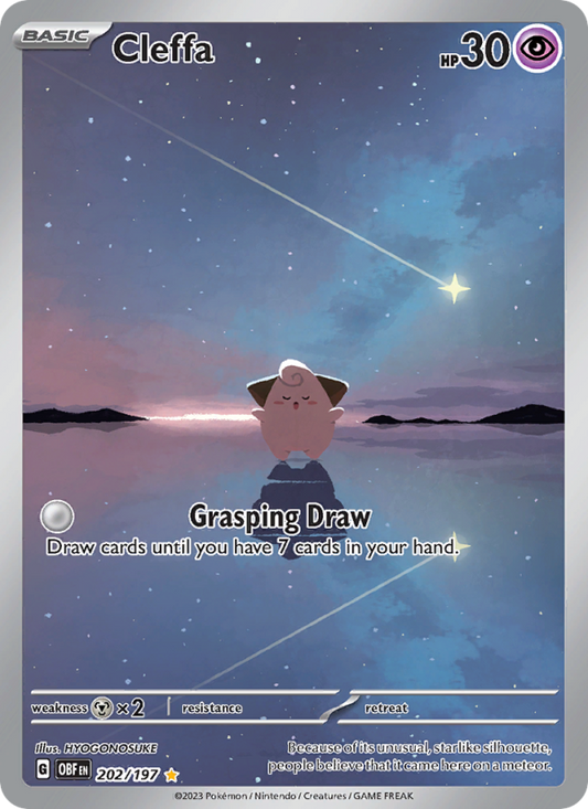 Cleffa (202/197) Holographic card image