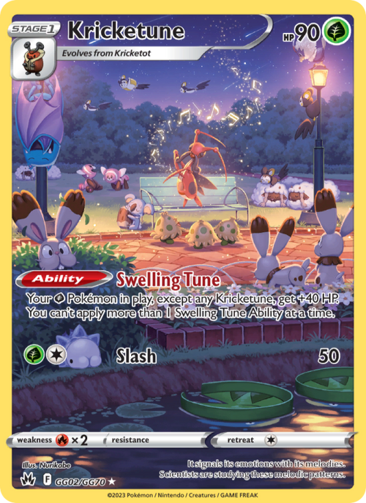 Kricketune (GG02/159) Holographic card image