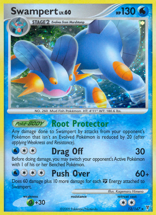 Swampert (012/147) Reverse Holo card image