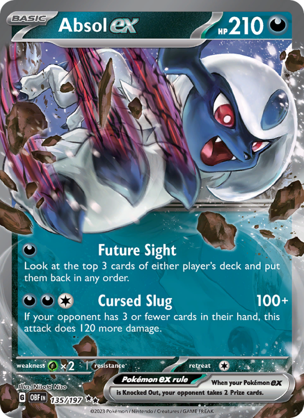 Absol ex (135/197) Holographic card image