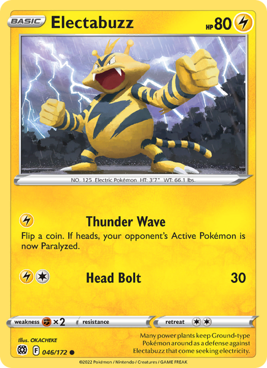 Electabuzz (046/172) Reverse Holo card image