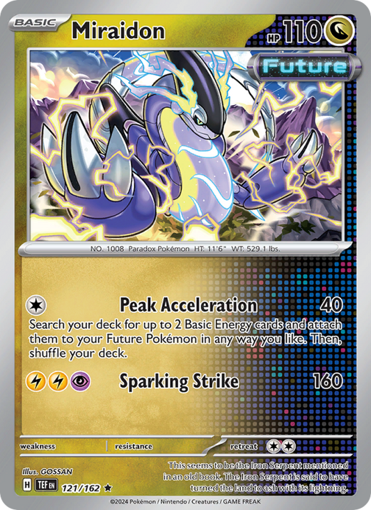 Miraidon (121/162) Reverse Holo card image