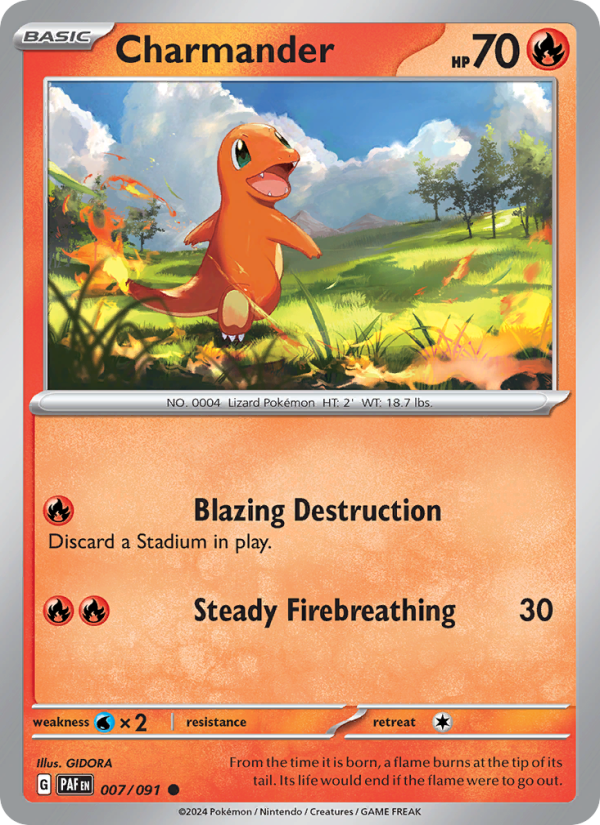 Charmander (007/91) Reverse Holo card image
