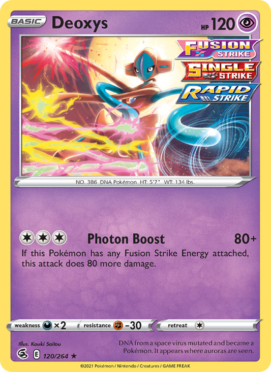 Deoxys (120/264) Reverse Holo card image