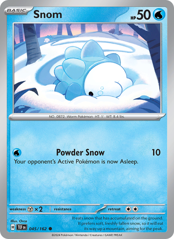 Snom (045/162) Reverse Holo card image