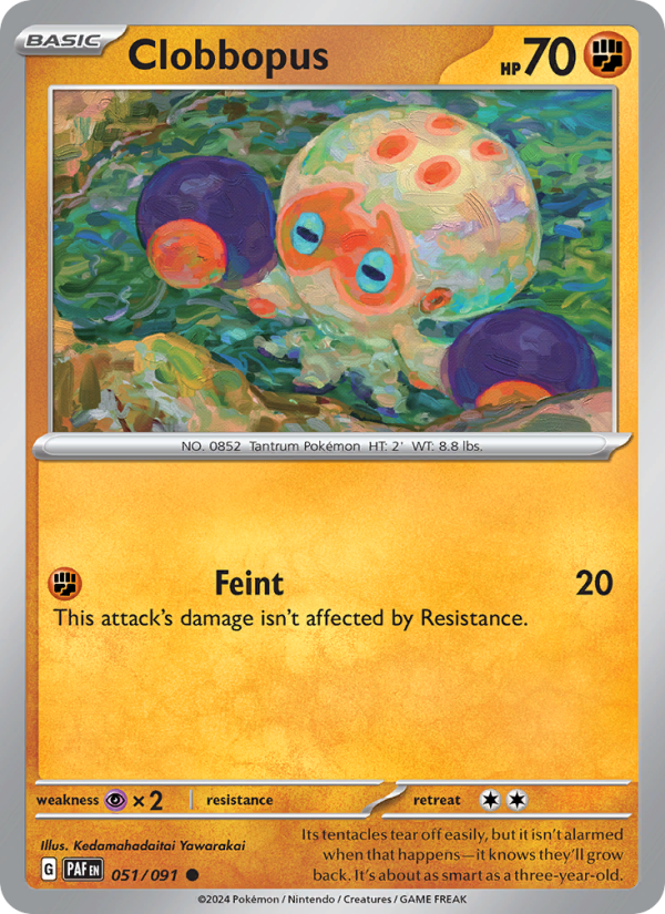 Clobbopus (051/91) Reverse Holo card image