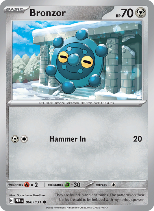 Bronzor (066/131) Reverse Holo card image