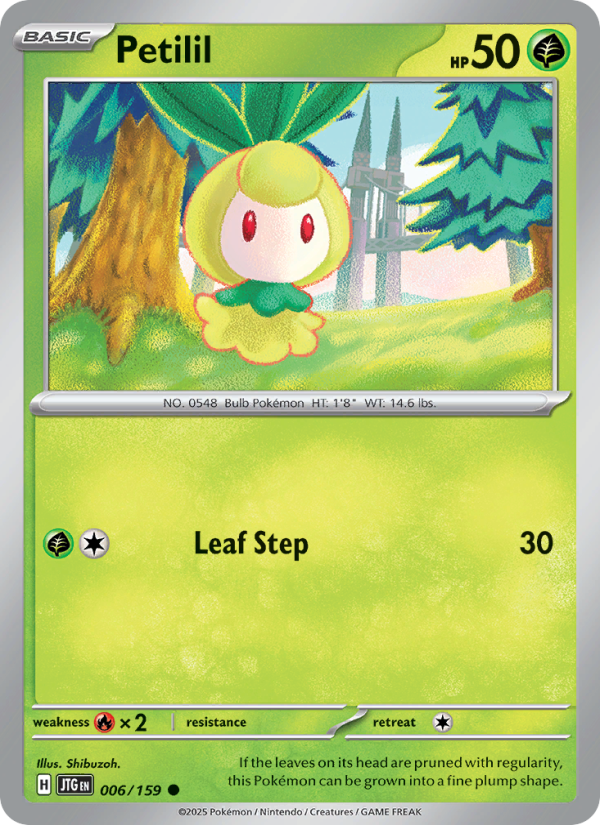 Petilil (006/159) Reverse Holo card image
