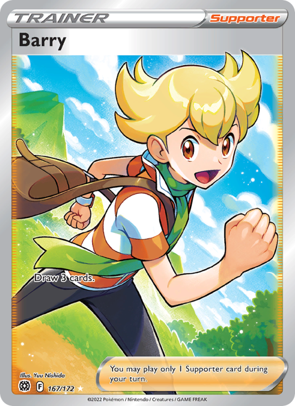 Barry (167/172) Holographic card image
