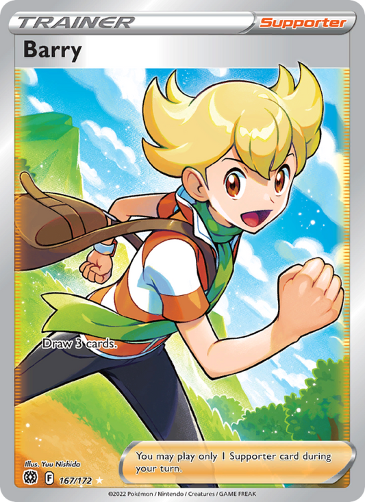Barry (167/172) Holographic card image
