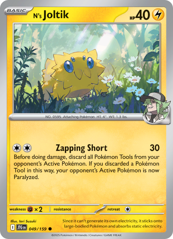 N's Joltik (049/159) Reverse Holo card image