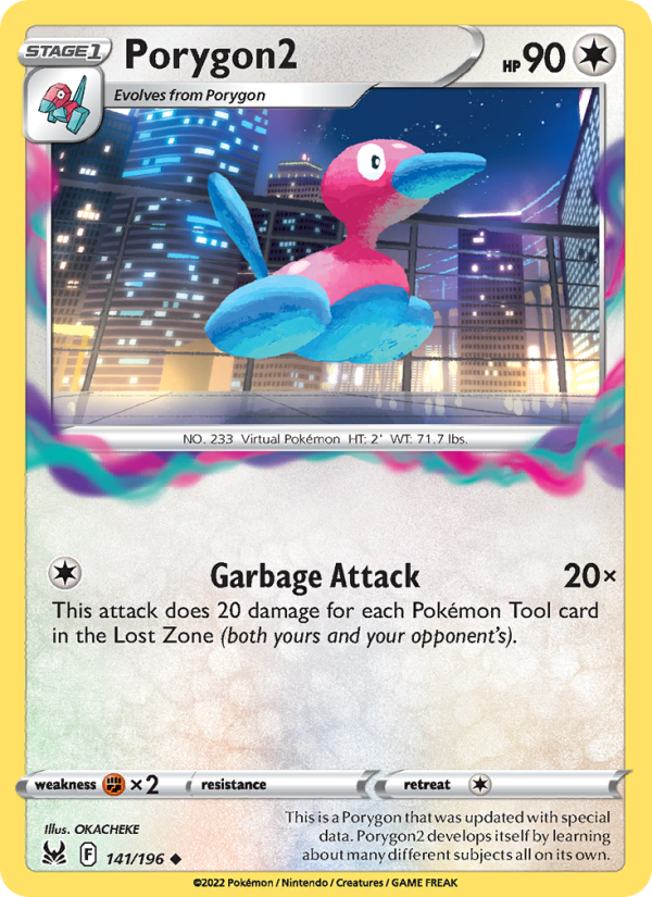 Porygon2 (141/196) Reverse Holo card image