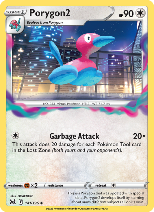 Porygon2 (141/196) Reverse Holo card image