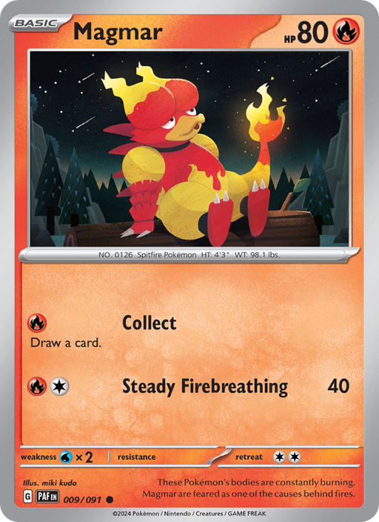 Magmar (009/91) Reverse Holo card image