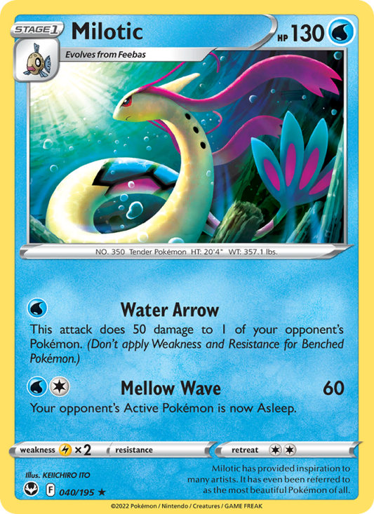 Milotic (040/195) Reverse Holo card image