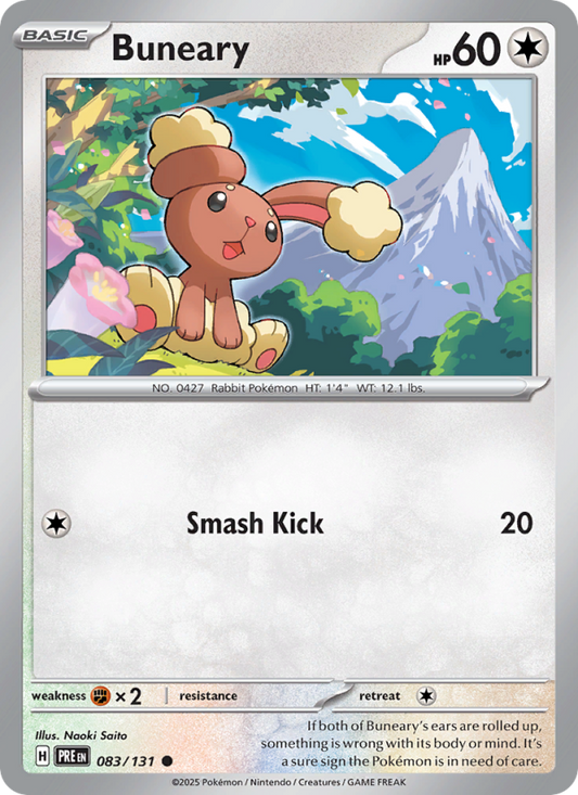 Buneary (083/131) Reverse Holo card image