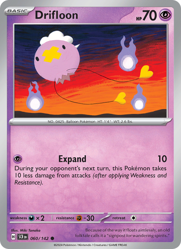 Drifloon (060/142) Reverse Holo card image